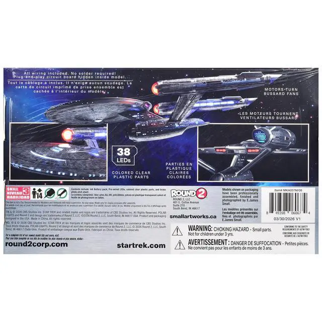 Alt view image 2 of 2 - Star Trek: Strange New Worlds (2022-Current) TV Series USS Enterprise NCC-1701 Lighting Kit for 1/1000 Model Kit by Polar Lights