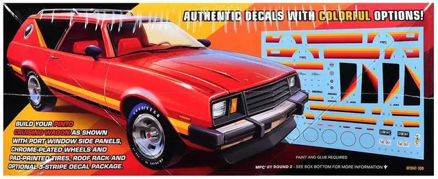 Alt view image 3 of 4 - Skill 2 Model Kit Ford Pinto Cruising Wagon 1/25 Plastic Model by MPC