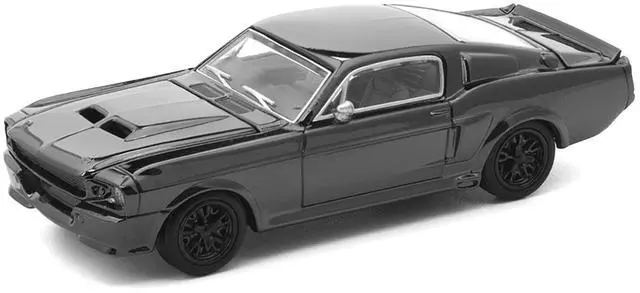Main image of Shelby Mustang GT500 Dark Chrome "The Dark Chrome Series" 1/64 Die Cast Model Car by Pop Race