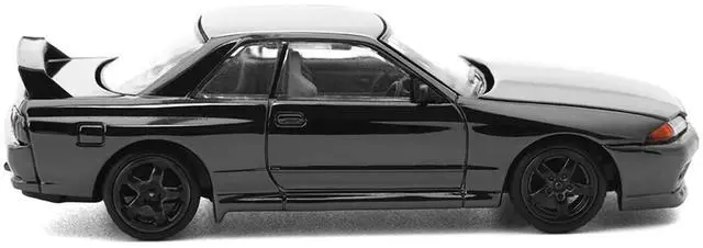 Alt view image 3 of 5 - GTR R32 RHD (Right Hand Drive) Dark Chrome "The Dark Chrome Series" 1/64 Die Cast Model Car by Pop Race