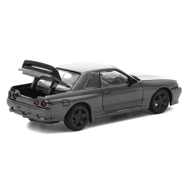 Alt view image 4 of 5 - GTR R32 RHD (Right Hand Drive) Dark Chrome "The Dark Chrome Series" 1/64 Die Cast Model Car by Pop Race