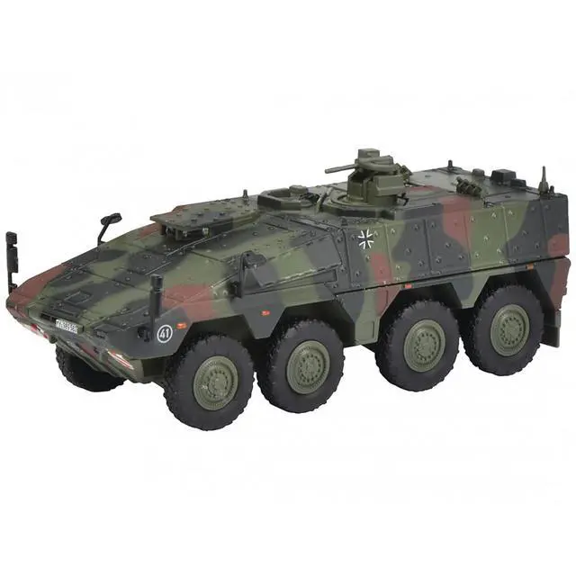 Alt view image 2 of 6 - Tpz. Tank Boxer "German Army" Green Camouflage 1/87 (HO) Scale Diecast Model Car by Schuco