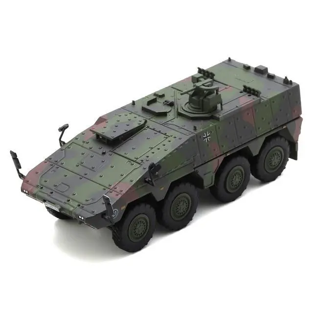 Alt view image 3 of 6 - Tpz. Tank Boxer "German Army" Green Camouflage 1/87 (HO) Scale Diecast Model Car by Schuco