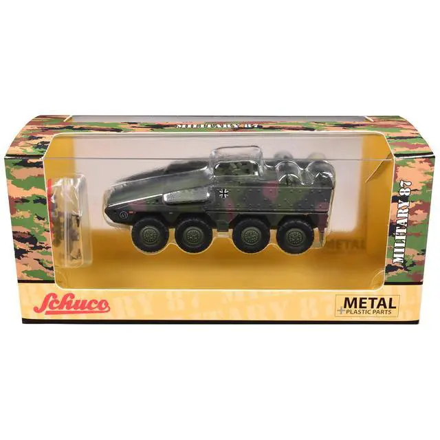 Alt view image 5 of 6 - Tpz. Tank Boxer "German Army" Green Camouflage 1/87 (HO) Scale Diecast Model Car by Schuco
