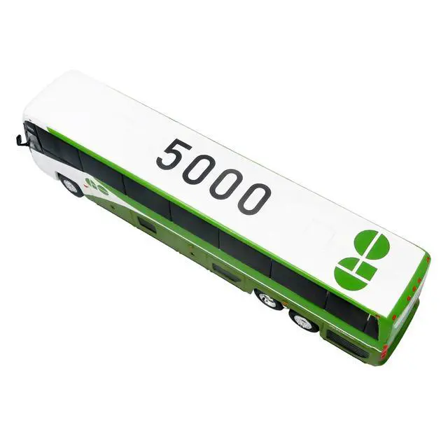 Alt view image 6 of 6 - MCI D4520 Commuter Coach Bus "GO Transit" Green and White 1/87 (HO) Scale Diecast Model by Iconic Replicas