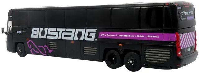 Alt view image 3 of 7 - MCI D4520 Commuter Coach Bus "Bustang - Colorado Department of Transportation" Black 1/87 (HO) Diecast Model by Iconic Replicas
