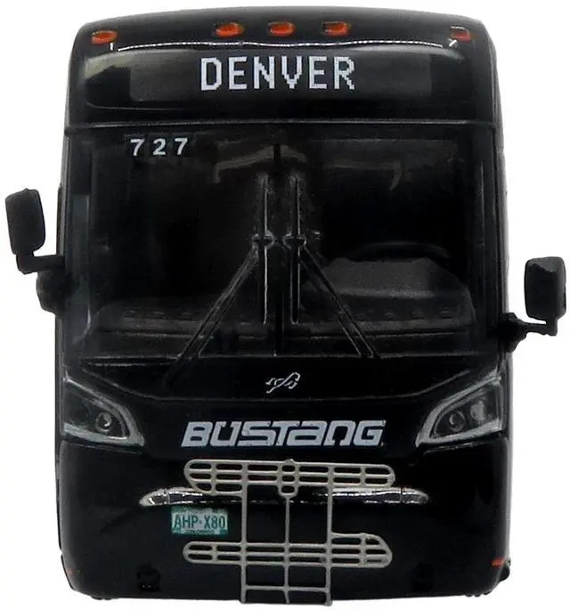 Alt view image 4 of 7 - MCI D4520 Commuter Coach Bus "Bustang - Colorado Department of Transportation" Black 1/87 (HO) Diecast Model by Iconic Replicas