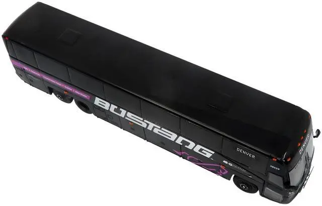 Alt view image 6 of 7 - MCI D4520 Commuter Coach Bus "Bustang - Colorado Department of Transportation" Black 1/87 (HO) Diecast Model by Iconic Replicas