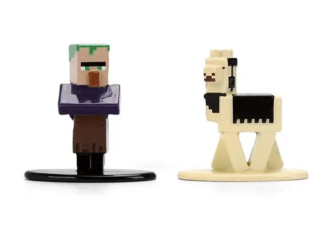 Alt view image 5 of 5 - Set of 12 Diecast Figures "Minecraft" Video Game Wave 2 "Nano Metalfigs" Series Diecast models by Jada
