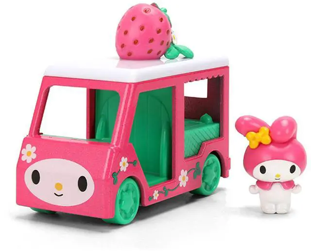 Alt view image 5 of 6 - "Hello Kitty and Friends" Set of 4 Diecast Figures and Cars "Hollywood Rides" Series Diecast models by Jada