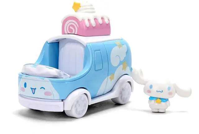 Alt view image 4 of 6 - "Hello Kitty and Friends" Set of 4 Diecast Figures and Cars "Hollywood Rides" Series Diecast models by Jada