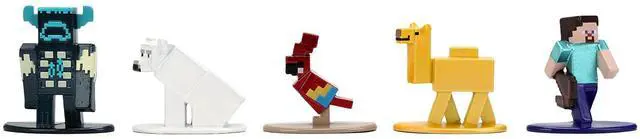 Alt view image 5 of 6 - Set of 12 Diecast Figures "Minecraft" Video Game Wave 2 "Nano Metalfigs" Series Diecast models by Jada