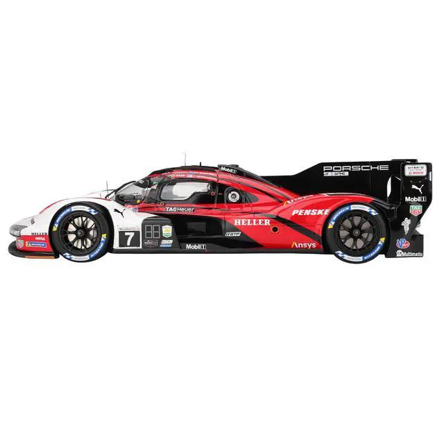 Alt view image 3 of 7 - Porsche 963 #7 "Porsche Penske Motorsport" Winner IMSA "24 Hours of Daytona" (2024) 1/18 Model Car by Top Speed