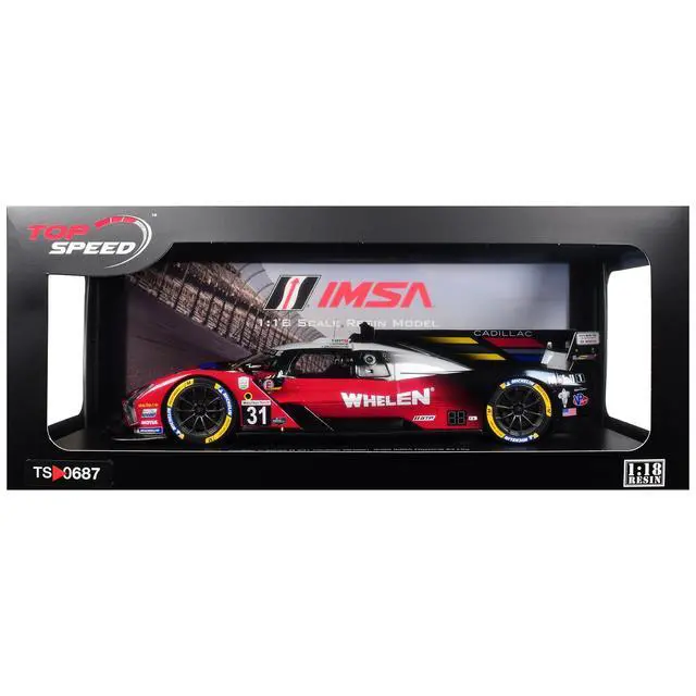 Alt view image 6 of 7 - Cadillac V-Series.R #31 "Cadillac Whelen" IMSA "24 Hours of Daytona" (2025) 1/18 Model Car by Top Speed