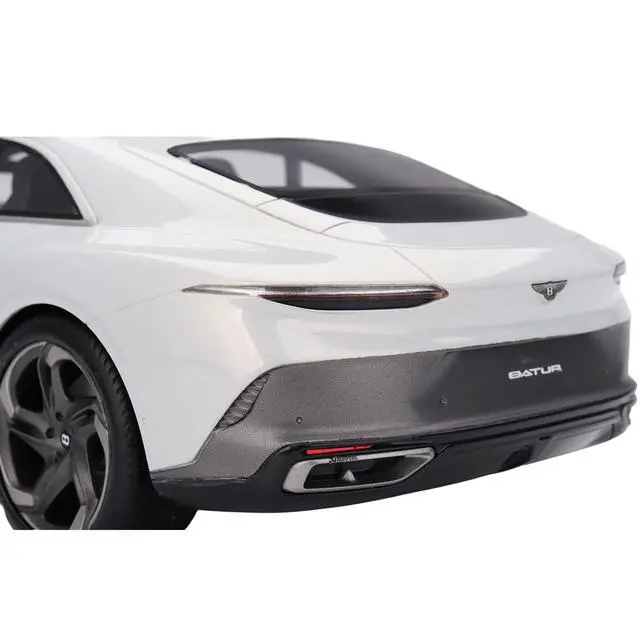 Alt view image 4 of 7 - Bentley Batur Bonneville Pearl White Metallic 1/18 Model Car by Top Speed