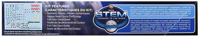 Alt view image 3 of 4 - Skill 2 Model Kit NASA Artemis II Space Launch System and Orion Crew Spacecraft 1/200 Scale Model by AMT