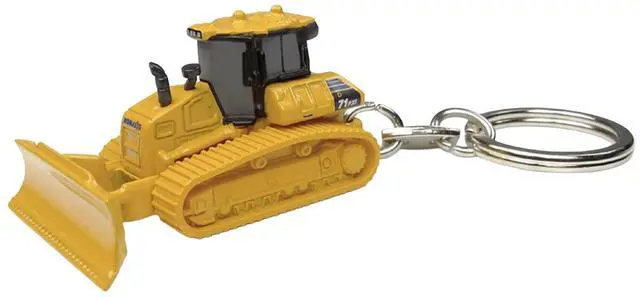 Main image of Komatsu D71PXi Bulldozer Yellow Metal Keychain Diecast Model by Universal Hobbies