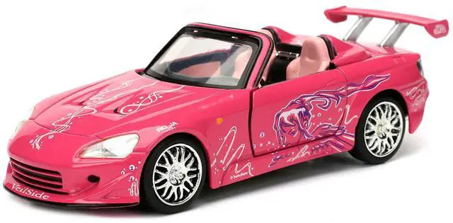 Main image of Suki's Honda S2000 Convertible Pink with Graphics "Fast & Furious 25th Anniversary" Series 1/32 Diecast Car Model by Jada