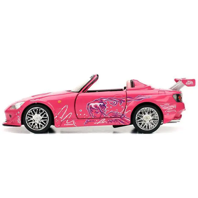 Alt view image 2 of 4 - Suki's Honda S2000 Convertible Pink with Graphics "Fast & Furious 25th Anniversary" Series 1/32 Diecast Car Model by Jada