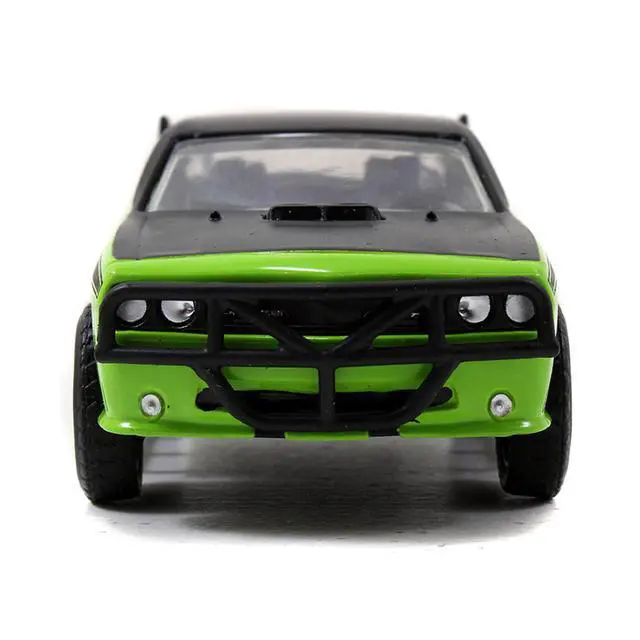 Alt view image 3 of 6 - Letty's Dodge Challenger SRT8 Green w/Matt Black Top & Hood "Fast & Furious 25th Anniversary" 1/32 Diecast Car Model by Jada