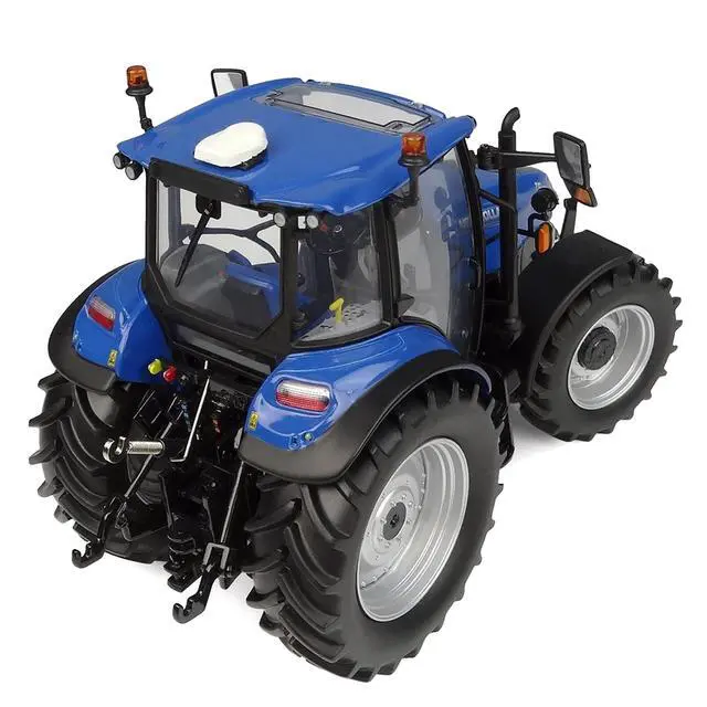 Alt view image 4 of 7 - New Holland T5.120 Tractor Dynamic Blue 1/32 Diecast Model by Universal Hobbies