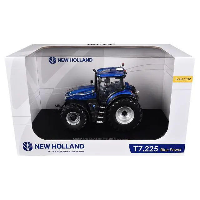 Alt view image 7 of 7 - New Holland T5.120 Tractor Dynamic Blue 1/32 Diecast Model by Universal Hobbies