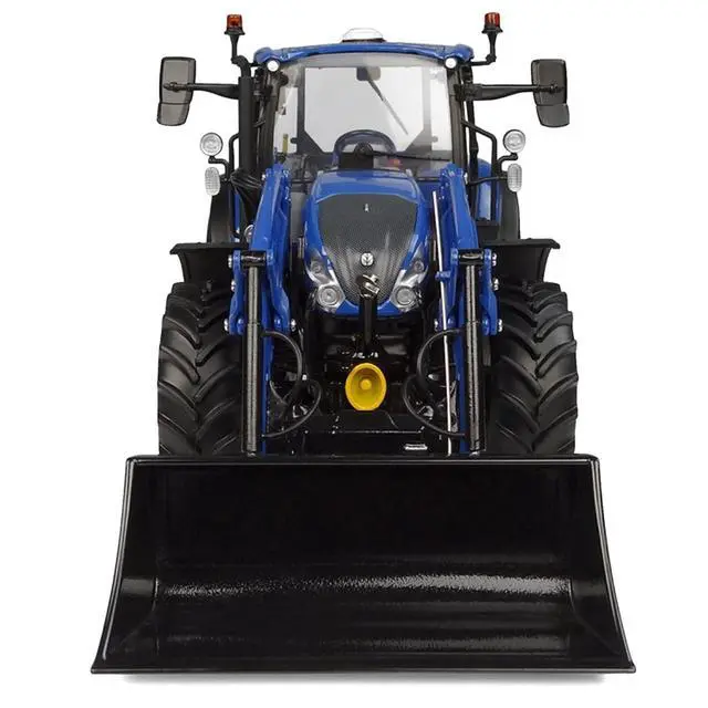 Alt view image 5 of 7 - New Holland T5.120 Tractor with Front Loader Dynamic Blue 1/32 Diecast Model by Universal Hobbies