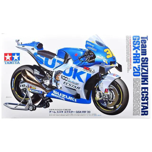 Alt view image 8 of 14 - Tamiya 1/12 Motorcycle Series No.139 Team Suzuki Ecstar GSX-RR '20 Plastic Model 14139