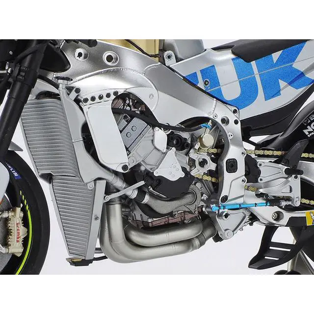 Alt view image 12 of 14 - Tamiya 1/12 Motorcycle Series No.139 Team Suzuki Ecstar GSX-RR '20 Plastic Model 14139