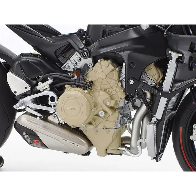 Alt view image 6 of 7 - Model Kit Ducati Superleggera V4 Motorcycle 1/12 Scale Model by Tamiya