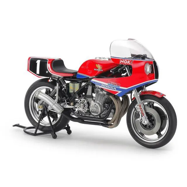 Alt view image 2 of 7 - Model Kit Honda RS1000 Endurance Racer Motorcycle 1/12 Scale Model by Tamiya