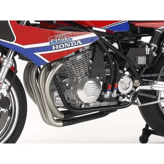 Alt view image 3 of 7 - Model Kit Honda RS1000 Endurance Racer Motorcycle 1/12 Scale Model by Tamiya