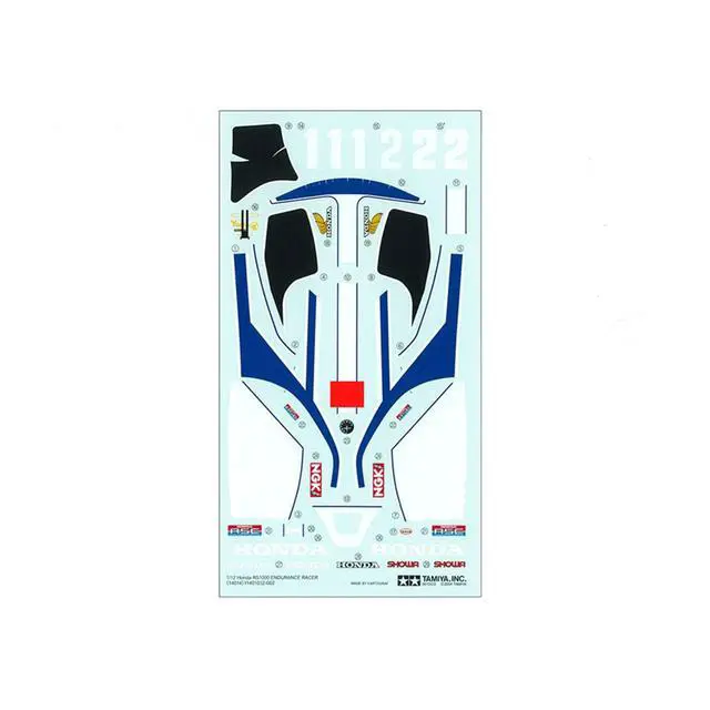 Alt view image 7 of 7 - Model Kit Honda RS1000 Endurance Racer Motorcycle 1/12 Scale Model by Tamiya