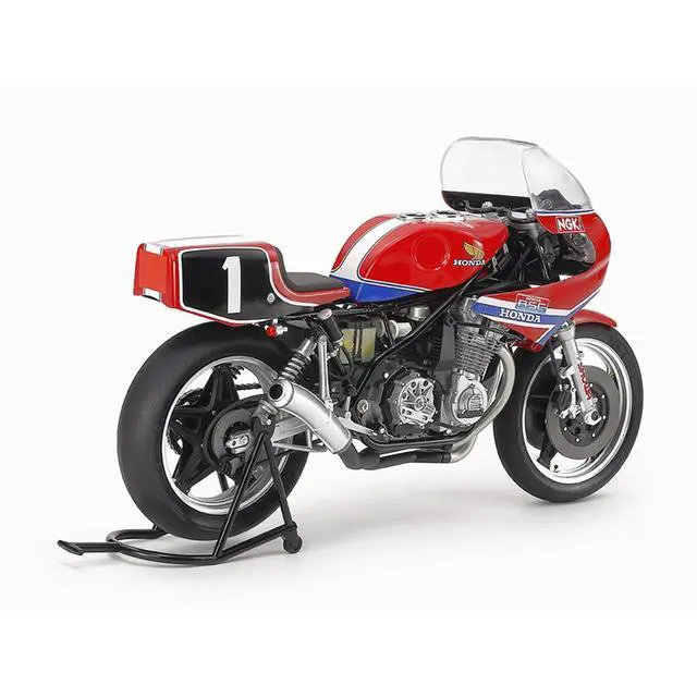 Alt view image 6 of 7 - Model Kit Honda RS1000 Endurance Racer Motorcycle 1/12 Scale Model by Tamiya