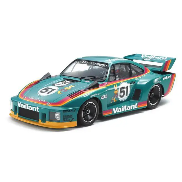 Alt view image 2 of 7 - Model Kit Porsche 935 "Vaillant-Kremer" 1/24 Scale Model by Tamiya