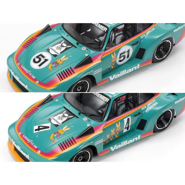 Alt view image 6 of 7 - Model Kit Porsche 935 "Vaillant-Kremer" 1/24 Scale Model by Tamiya