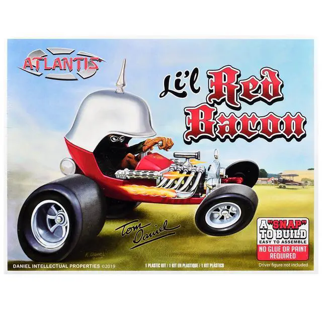 Alt view image 2 of 7 - Tom Daniel - 1:32 Scale Model Kit - Li'l Red Baron