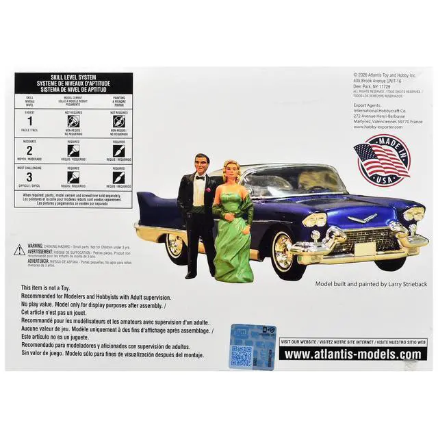 Alt view image 5 of 5 - 1957 Cadillac Eldorado Brougham 1/25 Scale Model Kit