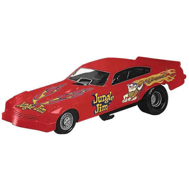 Alt view image 2 of 6 - Model Kit 1974 Funny Car "Jungle Jim" (Snap-to-Build) 1/32 Scale Model by Atlantis