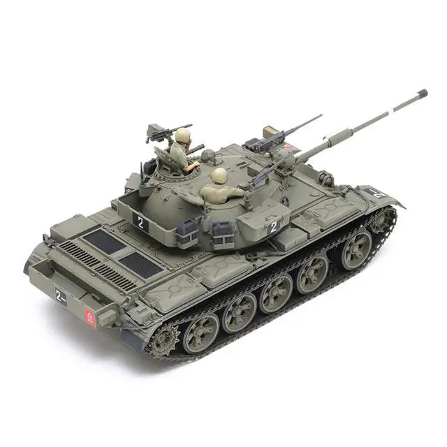 Alt view image 6 of 7 - Model Kit Israeli Tiran 5 Tank "Israeli Army" 1/35 Scale Model by Tamiya
