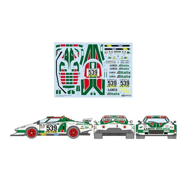 Alt view image 5 of 7 - Model Kit Lancia Stratos Turbo 1/24 Scale Model by Tamiya