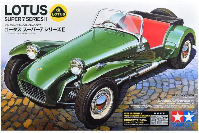 Alt view image 8 of 14 - Tamiya 1/24 Sports Car Series No.357 Lotus Super 7 Series yl Plastic Model 24357