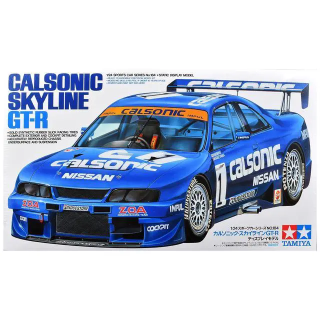 Alt view image 2 of 5 - Tamiya America, Inc 1/24 Calsonic Skyline Gtr, Tam24184