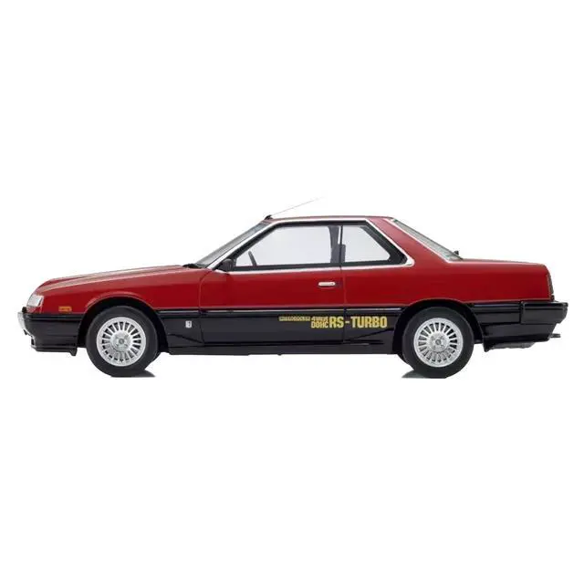 Alt view image 3 of 4 - Nissan Skyline 2000 Turbo Intercooler RS-X RHD (Right Hand Drive) Red and Black 1/18 Model Car by Kyosho