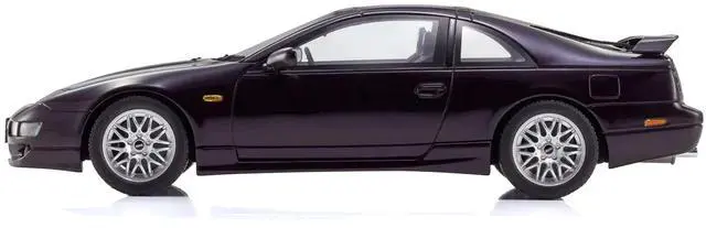 Alt view image 3 of 7 - Nissan Fairlady Z (Z32) Version R 2by2 RHD (Right Hand Drive) Purple Metallic 1/18 Model Car by Kyosho