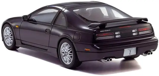 Alt view image 4 of 7 - Nissan Fairlady Z (Z32) Version R 2by2 RHD (Right Hand Drive) Purple Metallic 1/18 Model Car by Kyosho