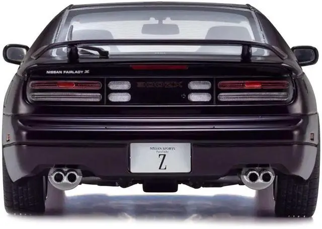 Alt view image 6 of 7 - Nissan Fairlady Z (Z32) Version R 2by2 RHD (Right Hand Drive) Purple Metallic 1/18 Model Car by Kyosho