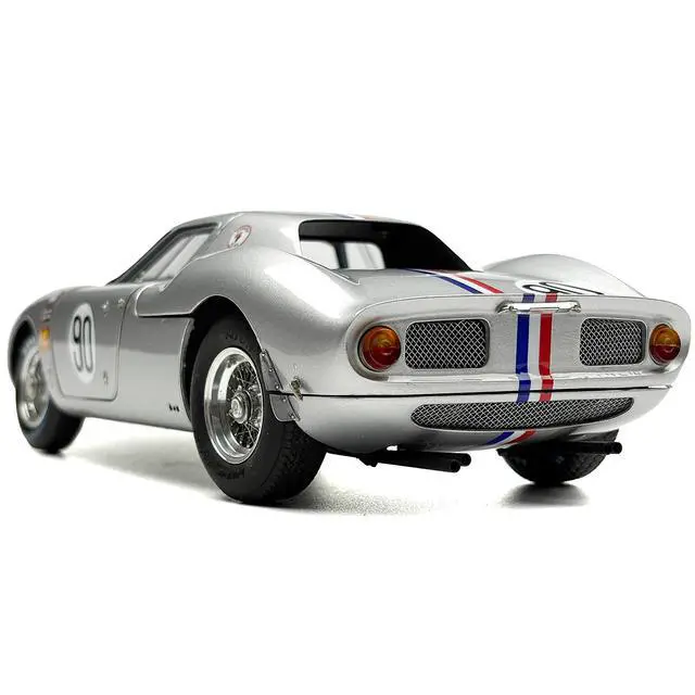 Alt view image 7 of 7 - Ferrari 250 LM RHD (Right Hand Drive) #90 Bob Grossman "Nassau Tourist Trophy" (1964) Limited Ed 1/18 Diecast Model Car by CMC