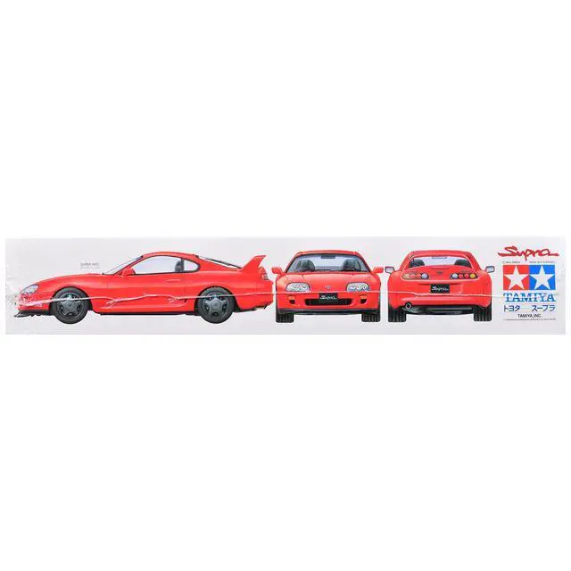 Alt view image 6 of 6 - Model Kit Toyota Supra 1/24 Scale Model by Tamiya