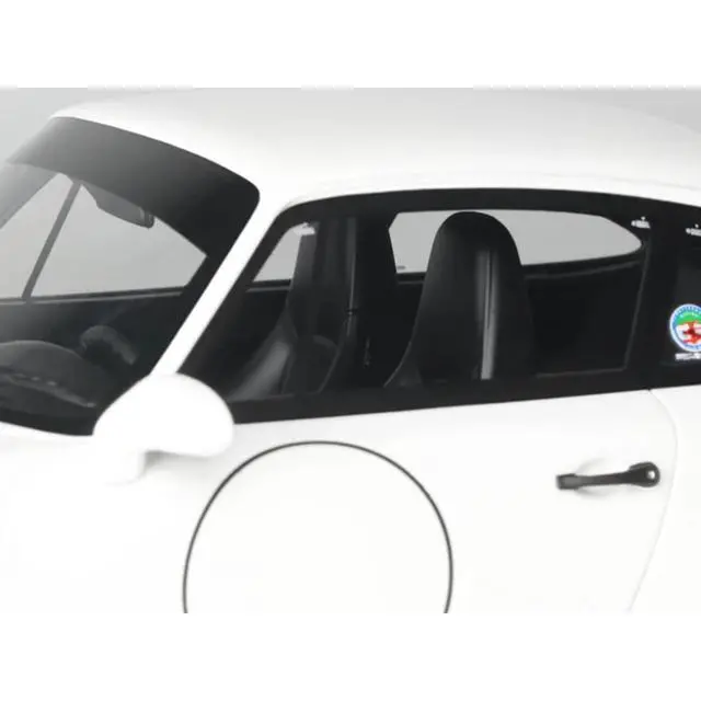 Alt view image 3 of 7 - 1992 Porsche 911 (964) "Carrera Cup - USA Edition" White 1/18 Model Car by GT Spirit